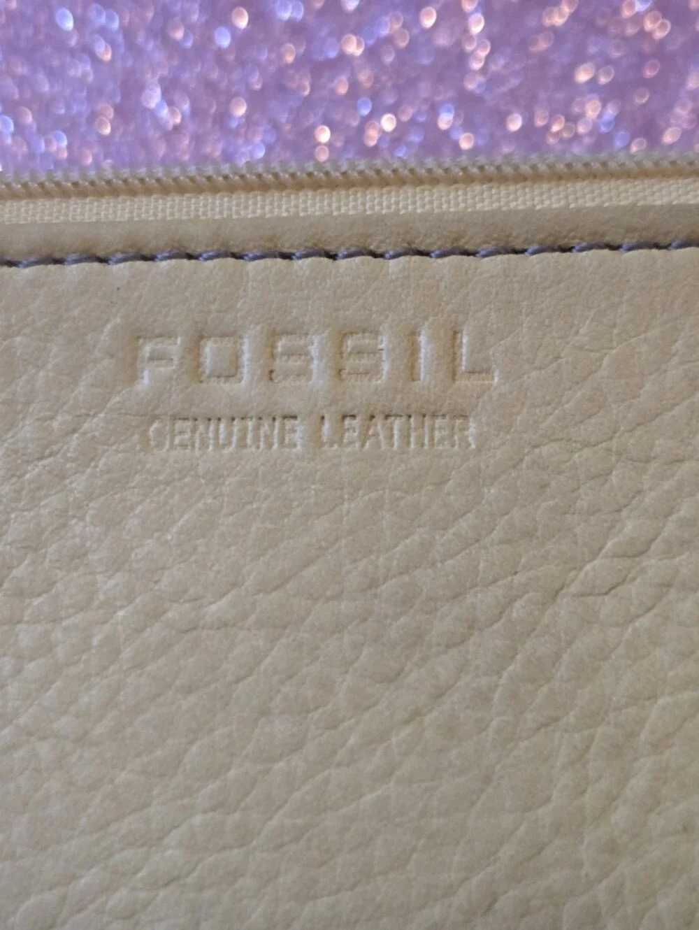 Vintage Fossil Yellow Leather Wallet Floral Embossed Tooled Studded Flap Clutch